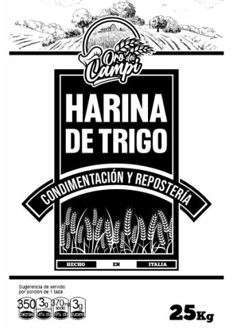 Harina de trigo 25kg